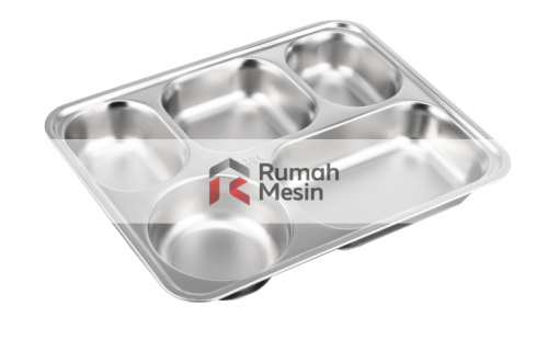pengelolaan tray makanan stainless steel