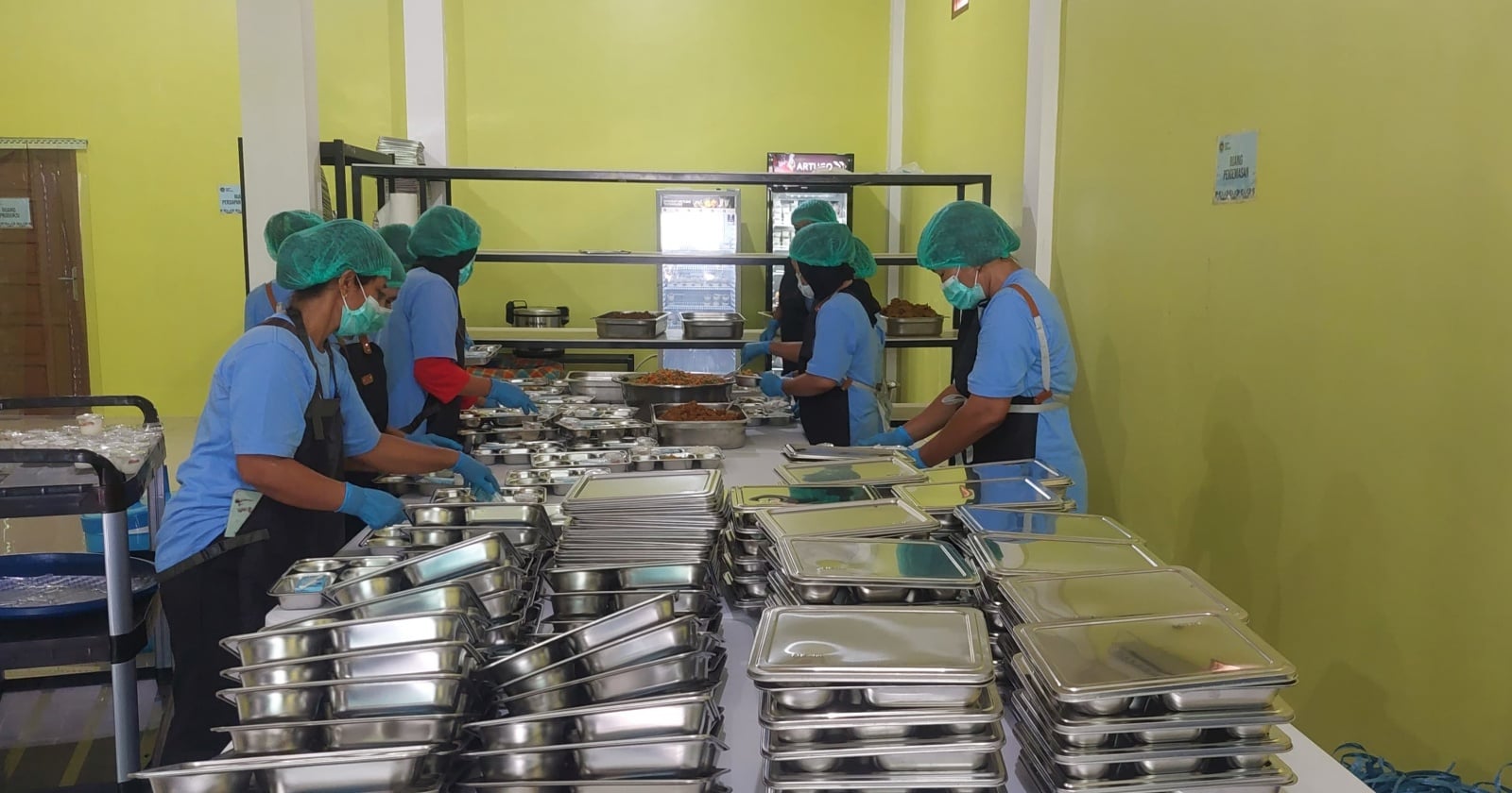 kebersihan alat MBG produksi setiap hari