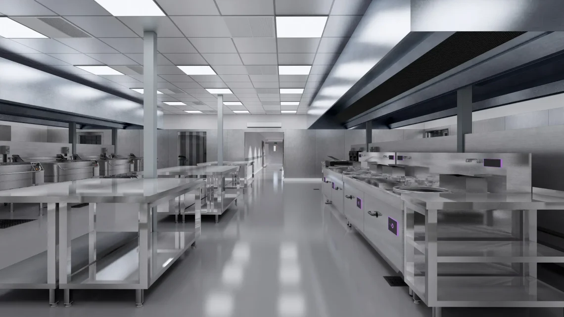 layout dapur MBG sesuai standar