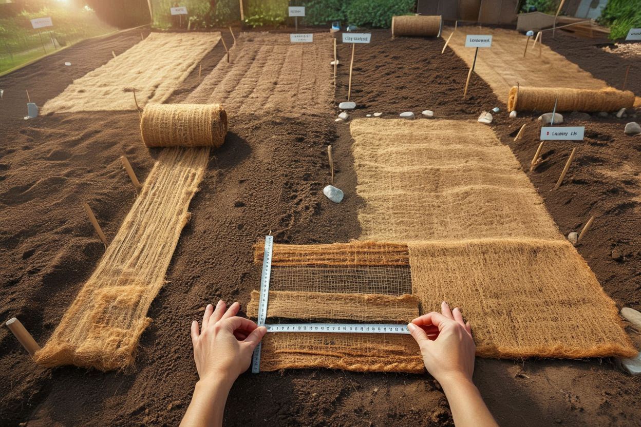 Jaring Sabut untuk Stabilisasi Tanah