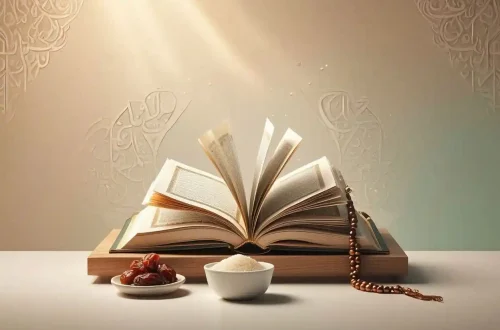 Ilustrasi perbedaan niat kafarat dan fidyah dalam ibadah puasa Islam