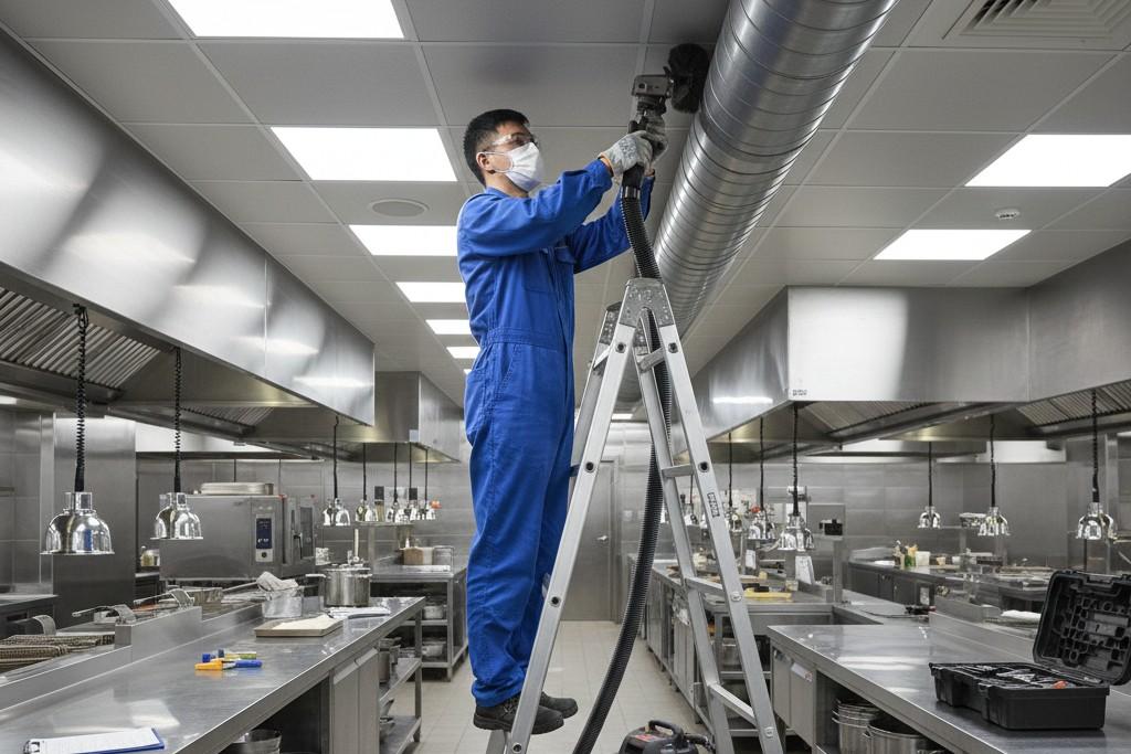 Solusi Ducting Dapur Dipenuhi Lemak Tebal