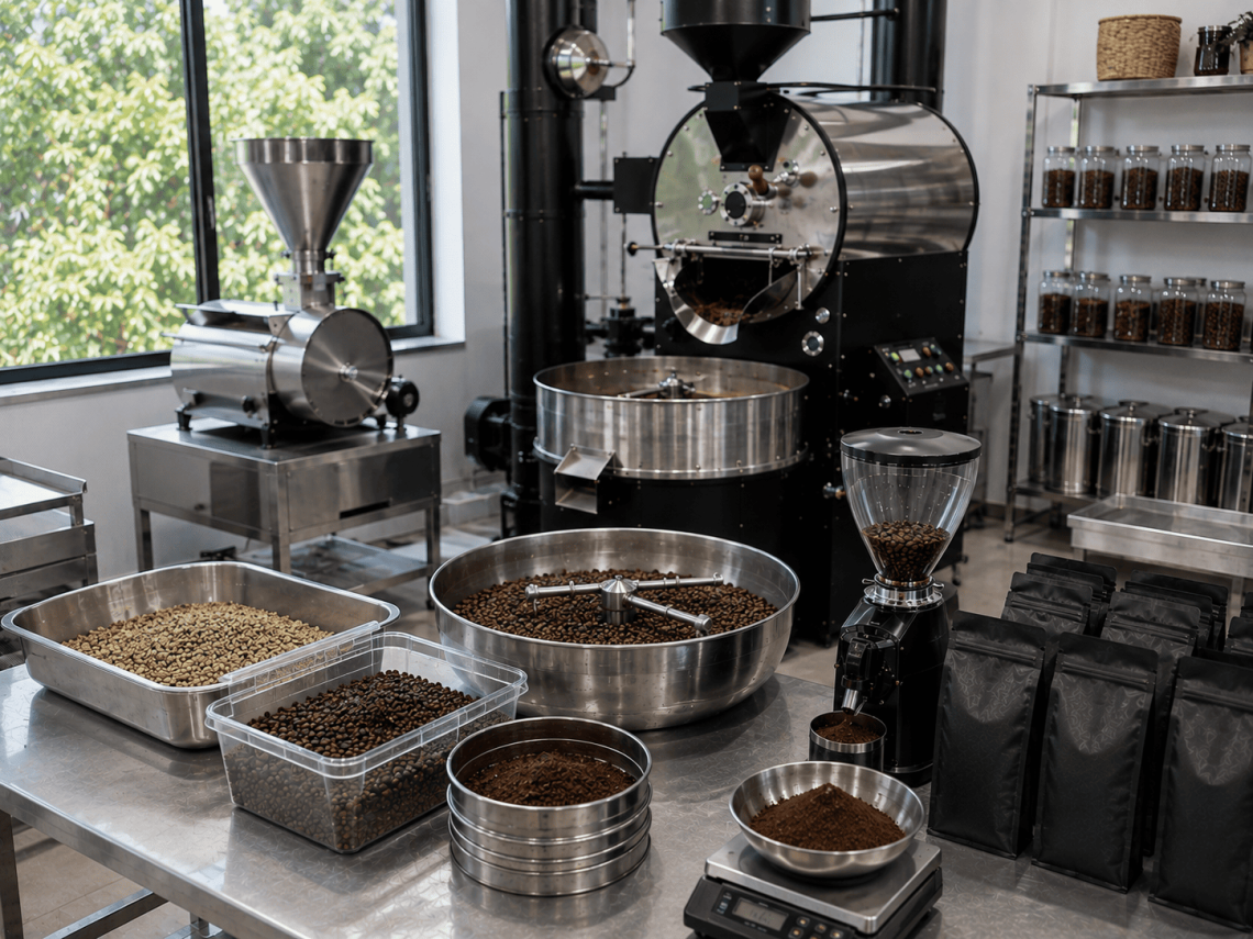 cara mengolah biji kopi menjadi bubuk